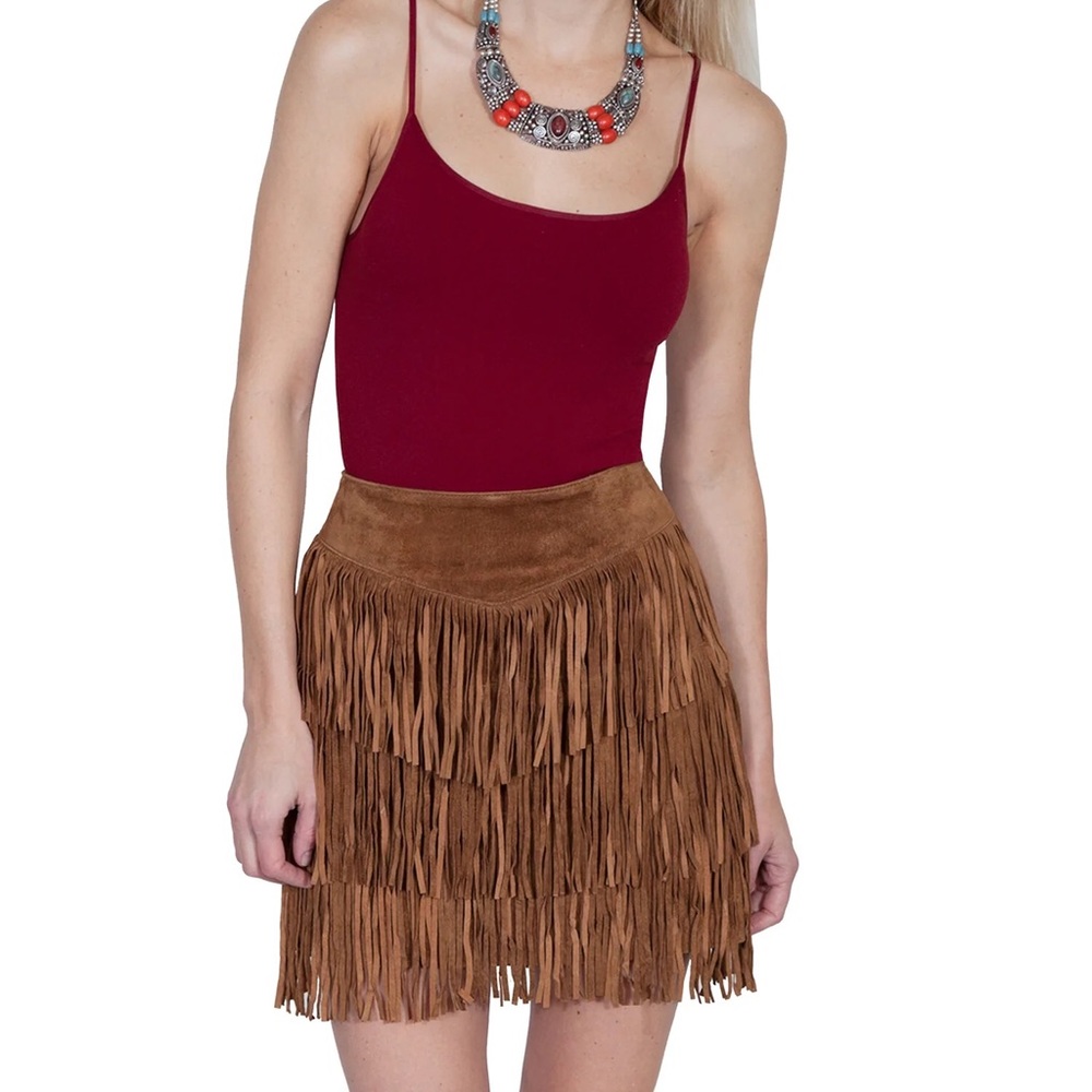 SCULLY leather skirt